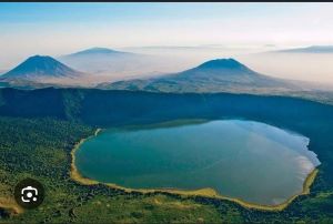 view of Ngorongoro crater